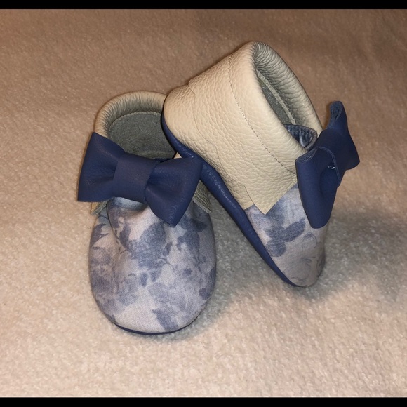 HP ❤️ English Rose Leather Moccasin Shoes - Picture 3 of 8